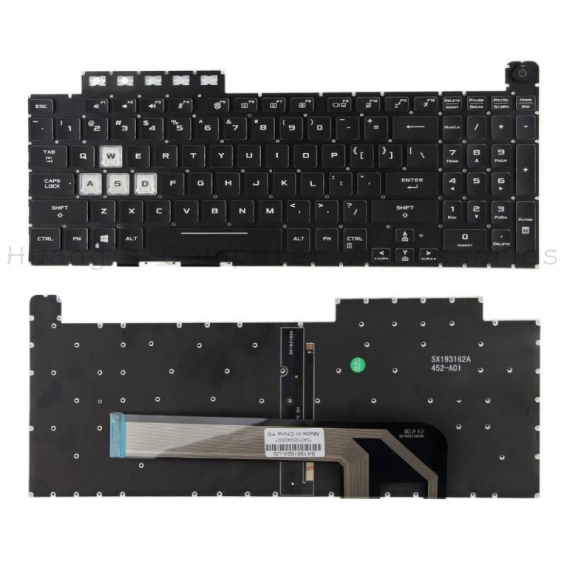 Gaming Keyboard Test - لوحة مفاتيح جديدة بتصميم أمريكي مع