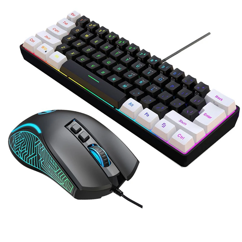 Gaming Keyboard Bundle - طقم لوحة مفاتيح وماوس للألعاب بنسبة