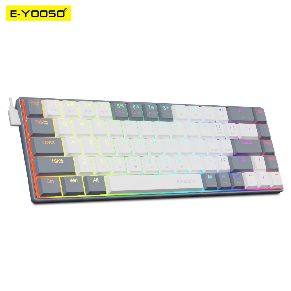 Gaming Keyboard Bundle - لوحة مفاتيح الألعاب الميكانيكية السلكية الصغيرة