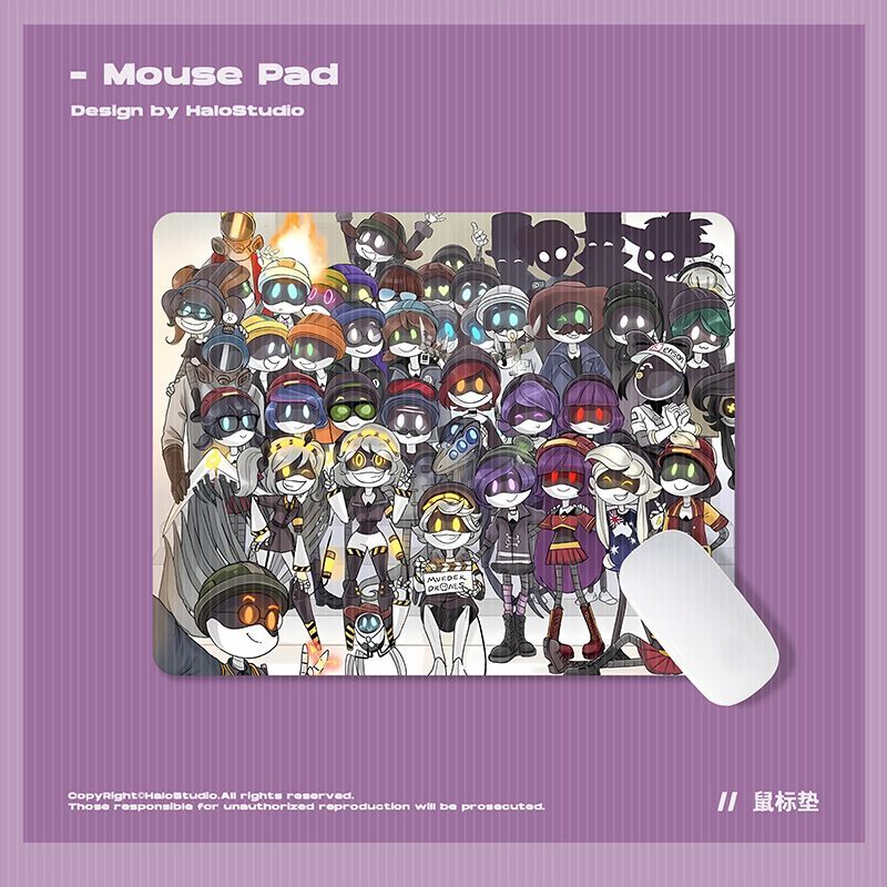Gaming Keyboard And Mouse Pad - لوحة ماوس بتصميم أنمي ميردر درونز،