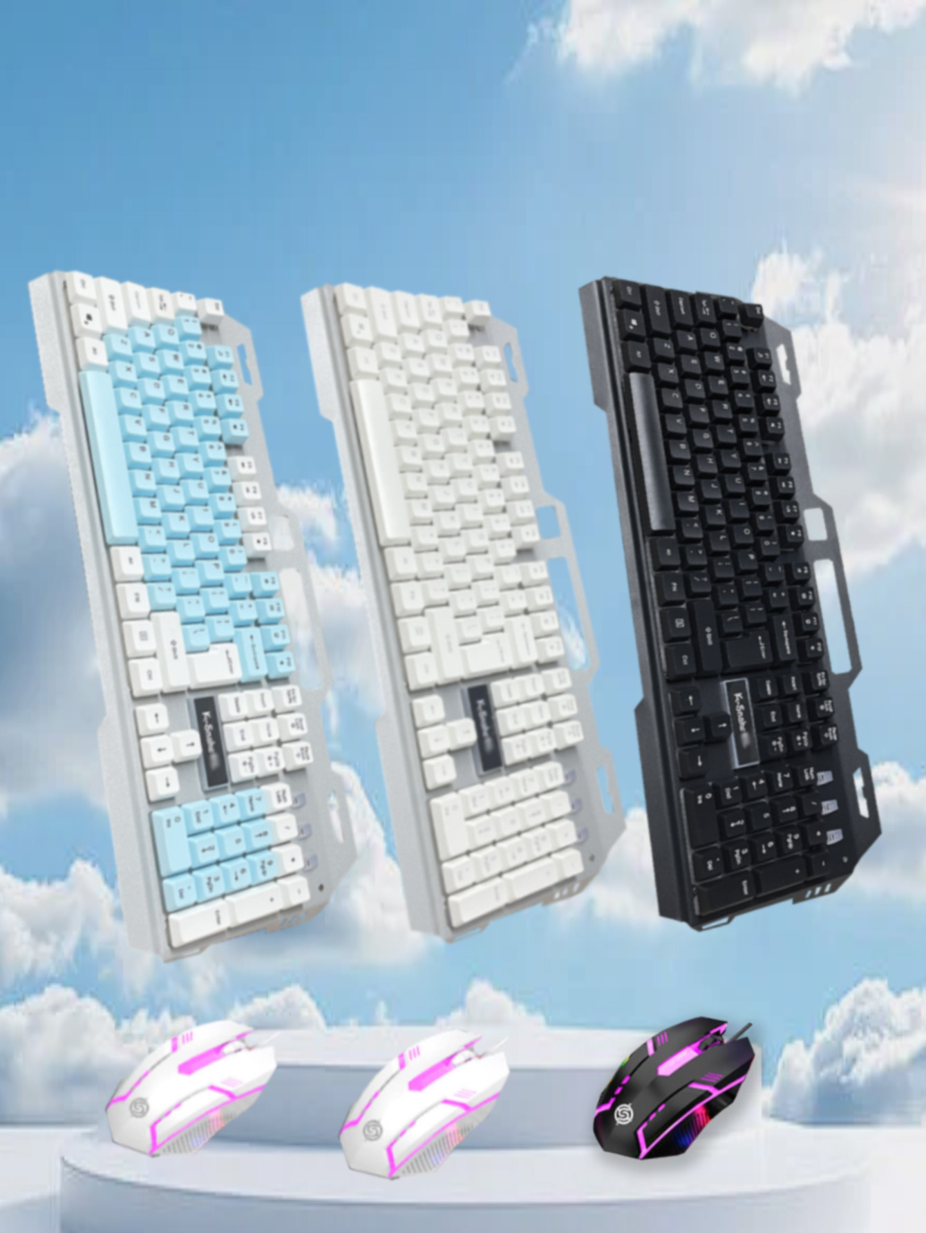 Gaming Keyboard Not Working - مجموعة لوحة مفاتيح وماوس سلكية KM-520،