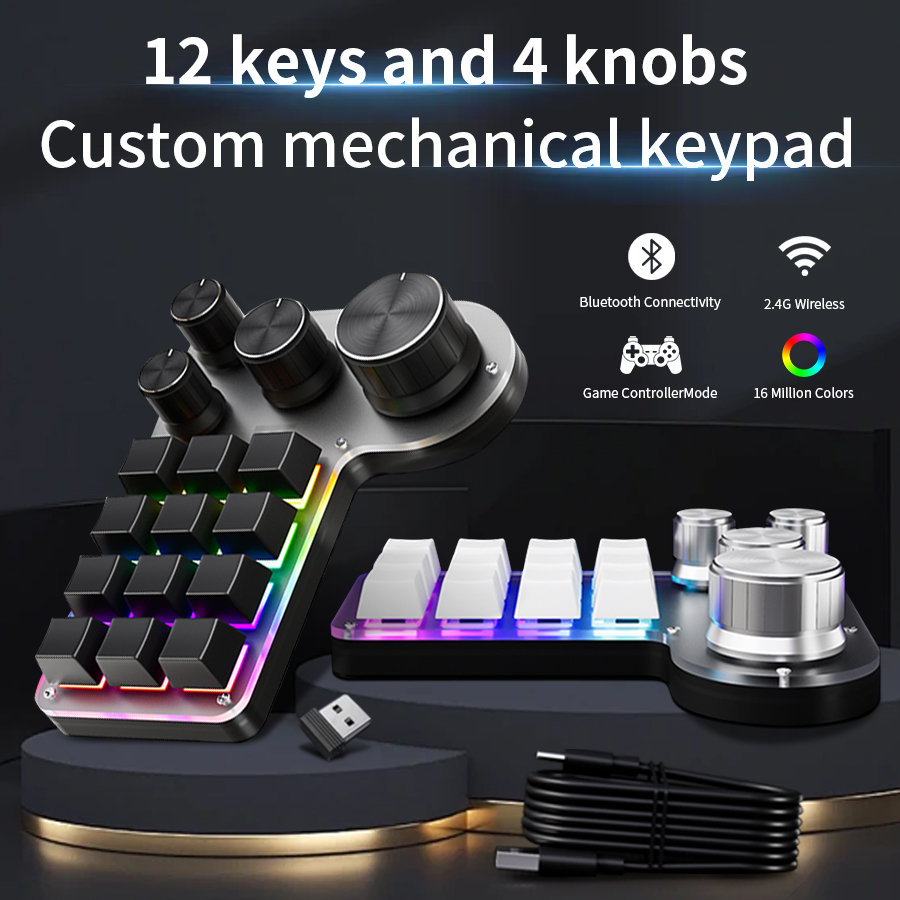 Gaming Keyboard 1 Hand - 3 أوضاع 12 مفتاح لوحة المفاتيح