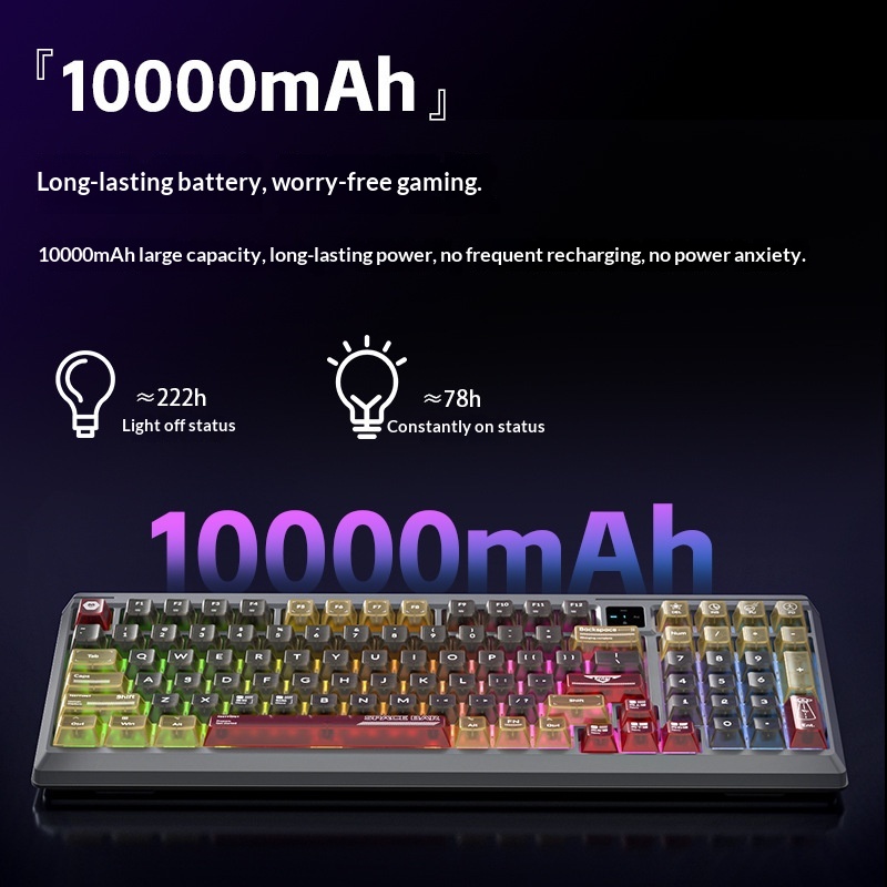 Gaming Keyboard Not Typing - لوحة مفاتيح ميكانيكية T98 ثلاثية الأوضاع