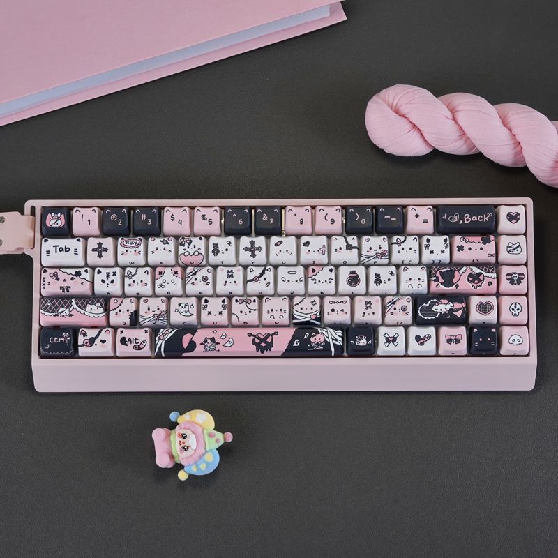 Gaming Keyboard Types - مجموعة أغطية مفاتيح ميكانيكية لطيفة على