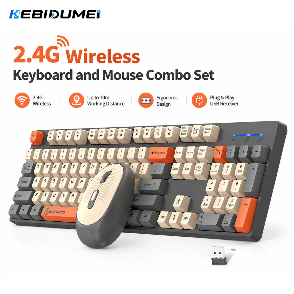 Gaming Keyboard Bundle - مجموعة لوحة مفاتيح وماوس لاسلكية من