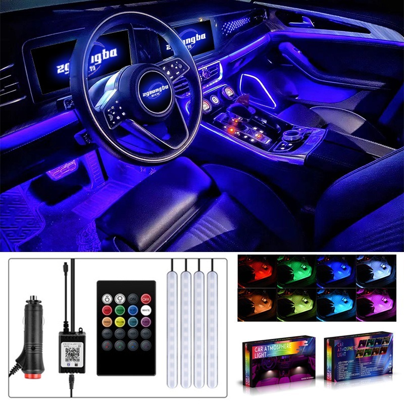 Rgb Underglow Strip - إضاءة سفلية للسيارة LED RGB 4