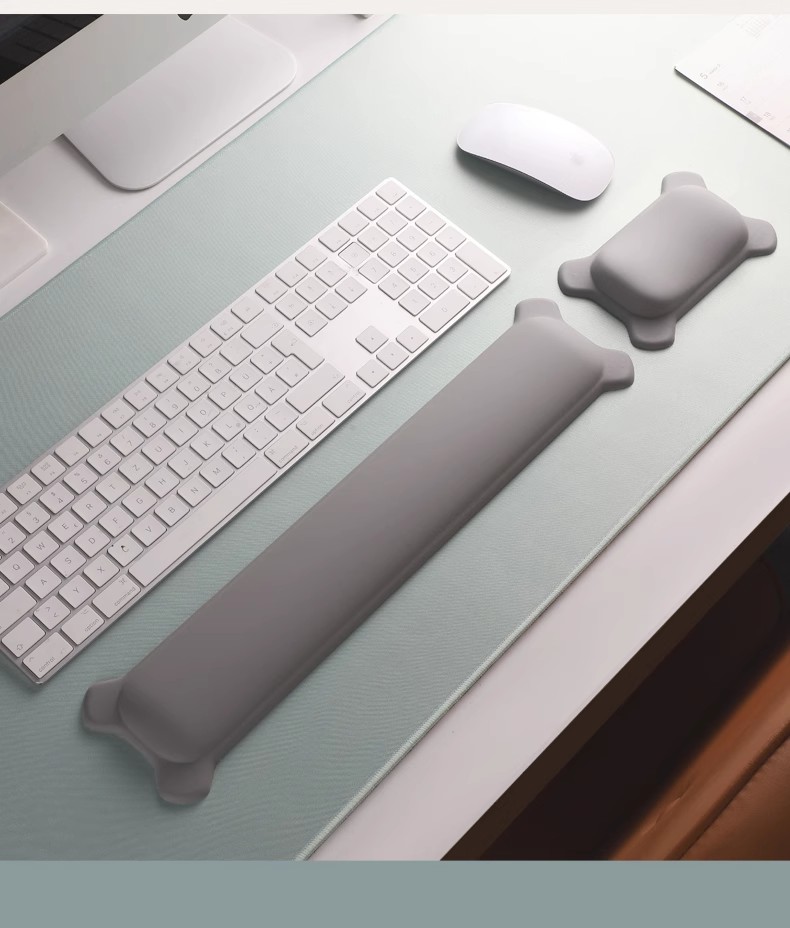 Keyboard Mouse Bundle Gaming - مسند معصم من السيليكون للوحة المفاتيح