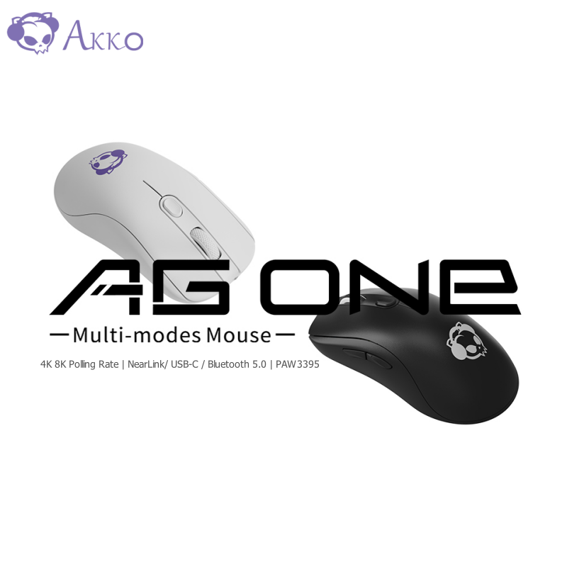 Gaming Keyboard 1 Hand - Akko AG ONE ماوس ألعاب لاسلكي