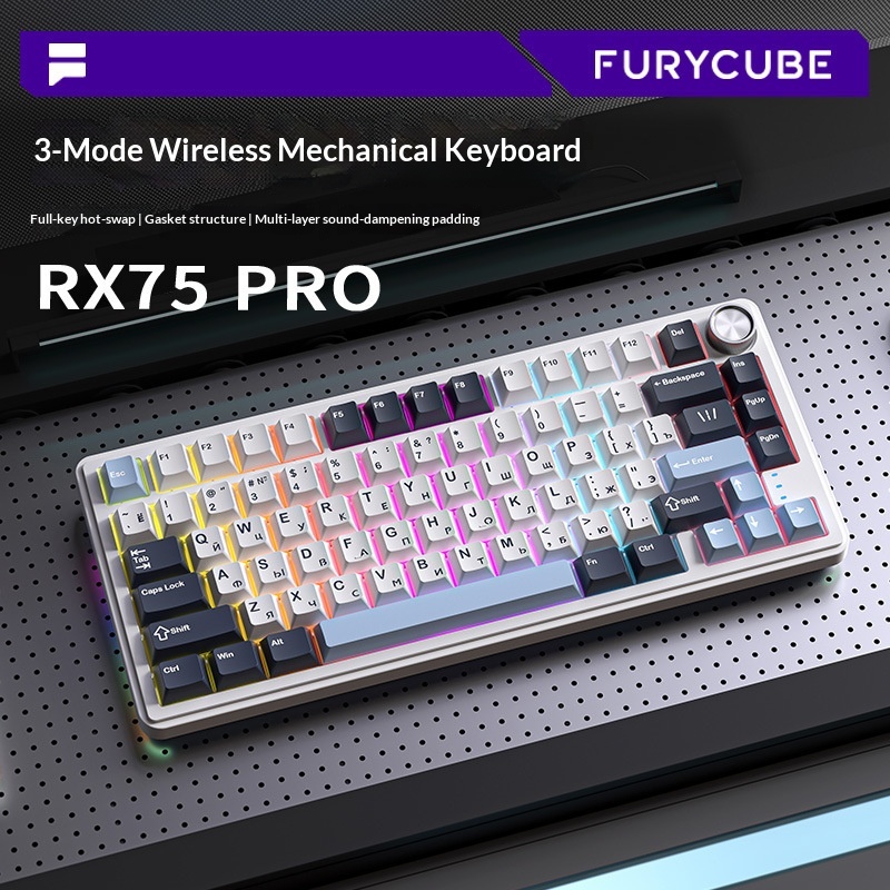 Gaming Keyboard Not Typing - لوحة مفاتيح ميكانيكية Furycube Rx75 Pro