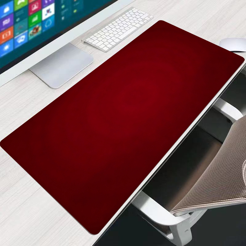 Gaming Keyboard Tactile - لوحة ماوس حمراء للمكتب، حصيرة مكتبية