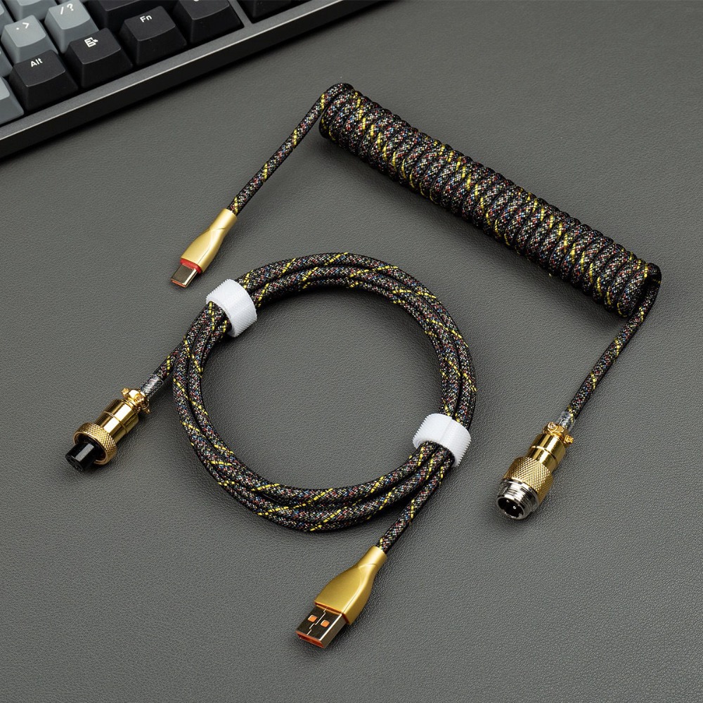 Gaming Keyboard Magnetic Switches - كابل USB-C مطلي بالذهب من نوع