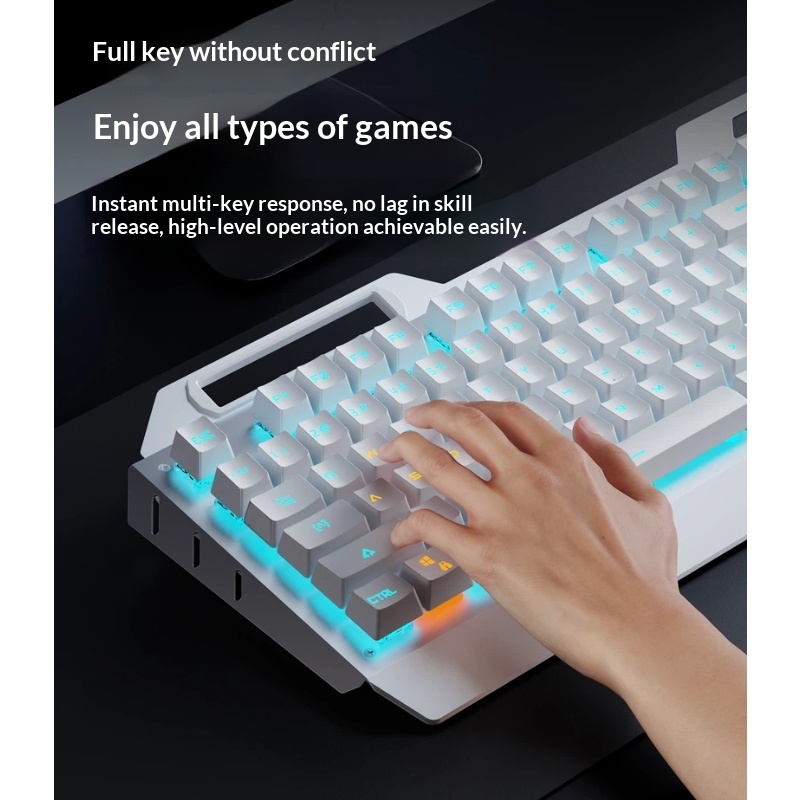 مجموعة لوحة مفاتيح ميكانيكية ل - مراجعة Gaming Keyboard Bundle وسعره