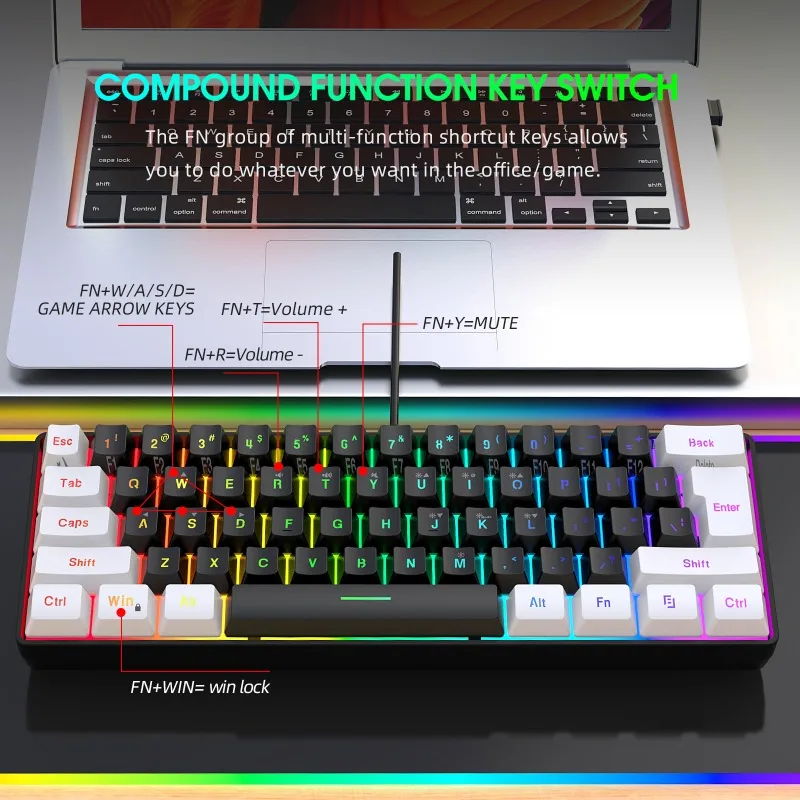 طقم لوحة مفاتيح وماوس للألعاب  - مراجعة Gaming Keyboard Bundle وسعره