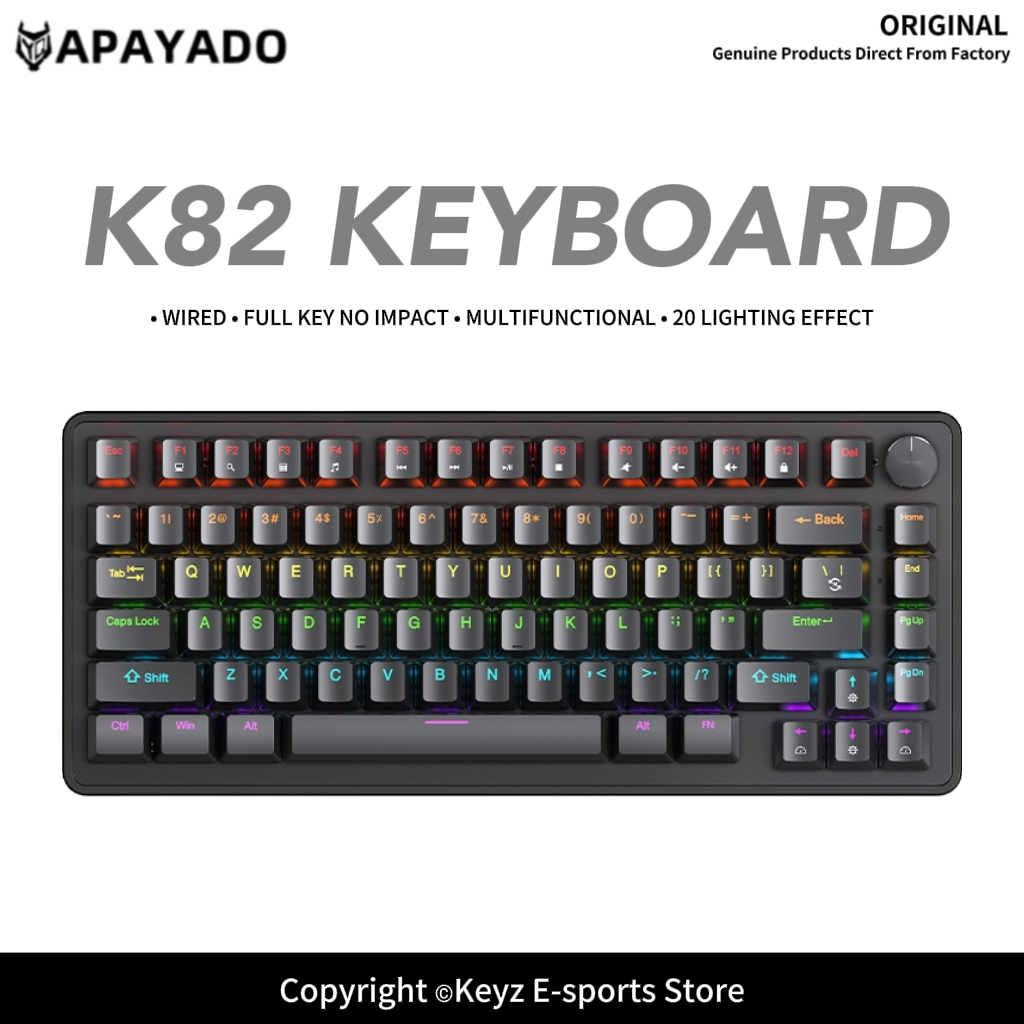 لوحة مفاتيح ميكانيكية محمولة K - مراجعة Gaming Keyboard Blue Switches وسعره