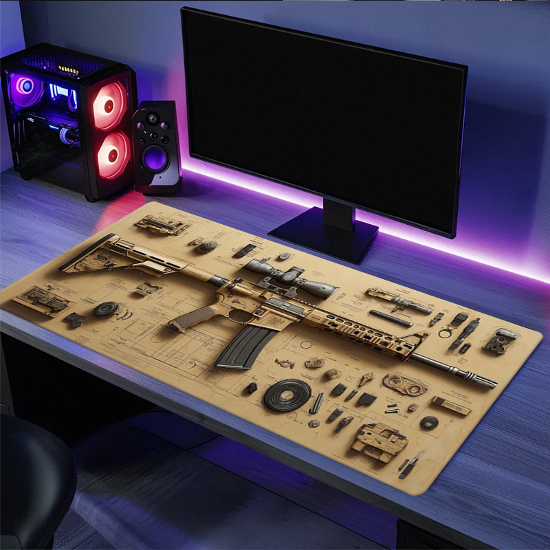 لوحة ماوس ألعاب ناعمة قابلة لل - مراجعة Gaming Keyboard And Mouse Pad وسعره