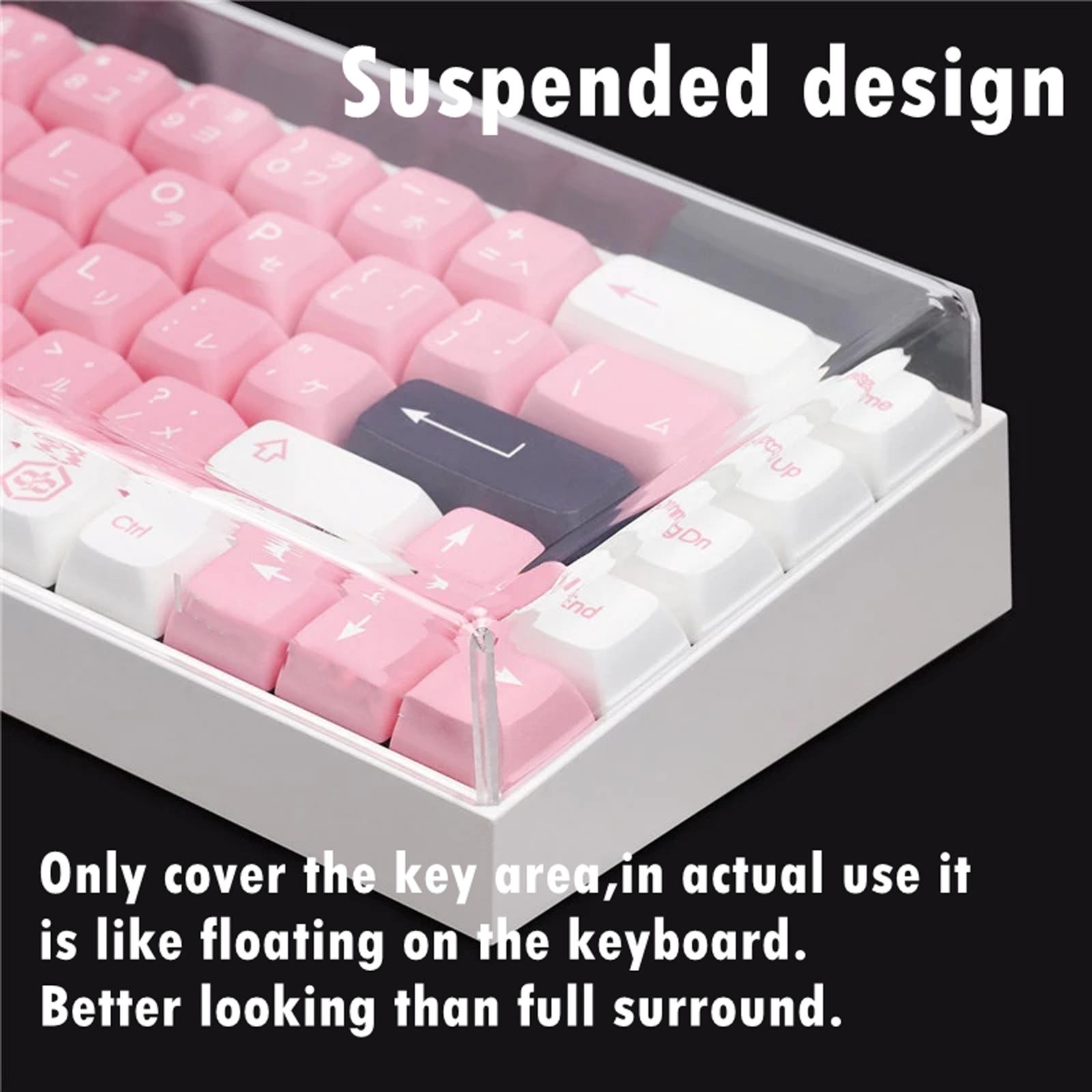 108 مفاتيح غطاء غبار لوحة المف - مراجعة Keyboard Gaming Transparent وسعره