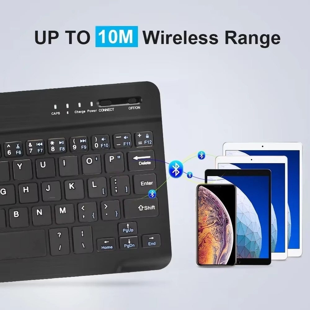 لوحة مفاتيح بلوتوث 5.0 لاسلكية - مراجعة Gaming Keyboard Wireless وسعره