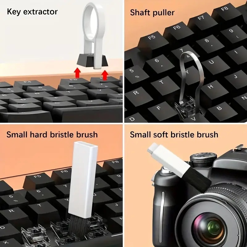 طقم تنظيف 20 في 1، فرشاة تنظيف - مراجعة Keycap Puller Ring وسعره