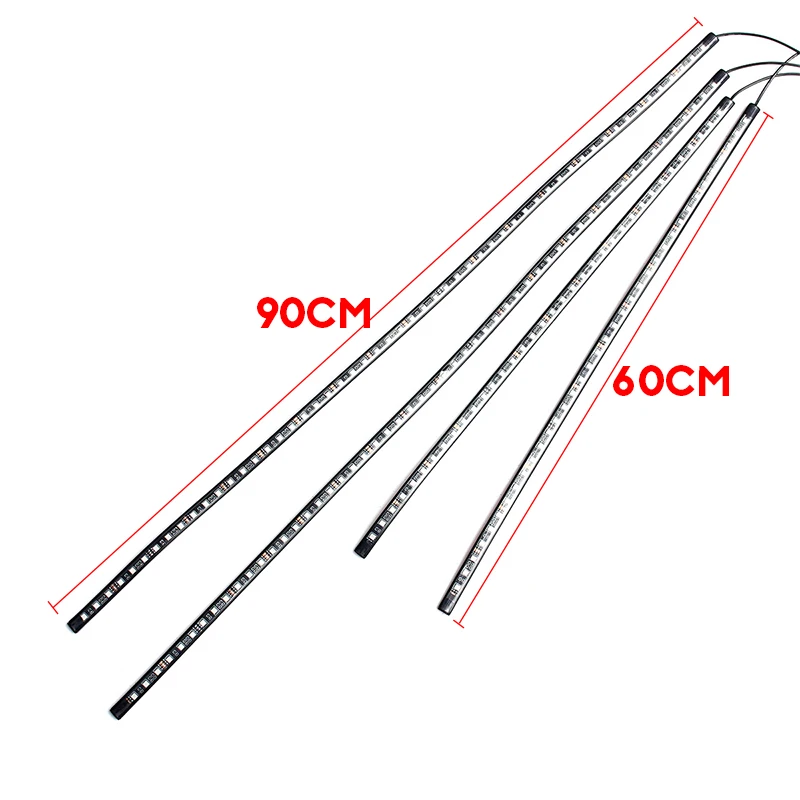 4x مقاوم للماء RGB 5050 SMD شر - مراجعة Rgb Underglow Strip وسعره