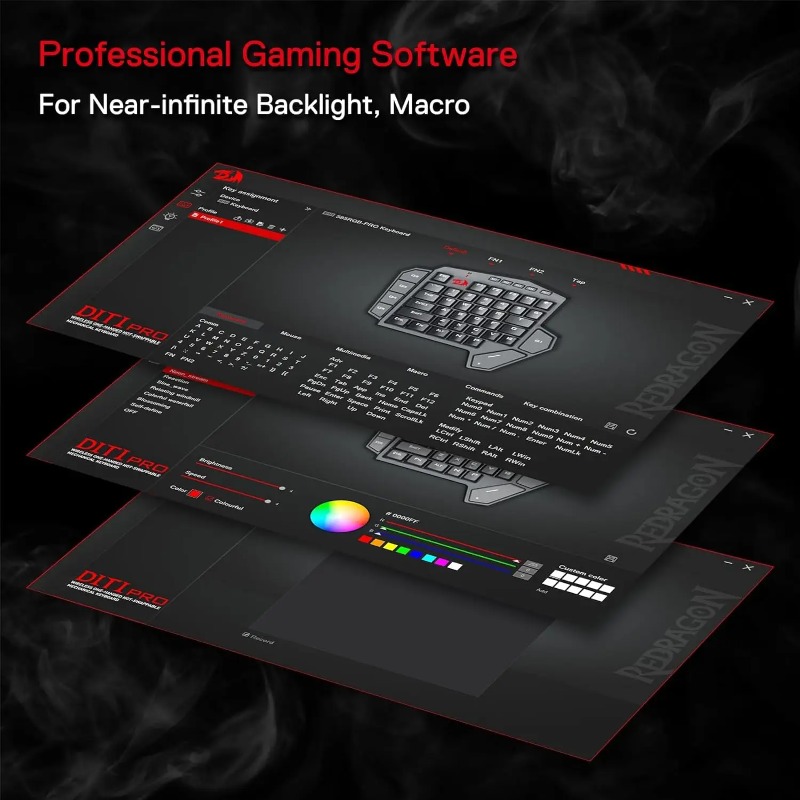 لوحة مفاتيح ميكانيكية لاسلكية  - مراجعة Gaming Keyboard 1 Hand وسعره