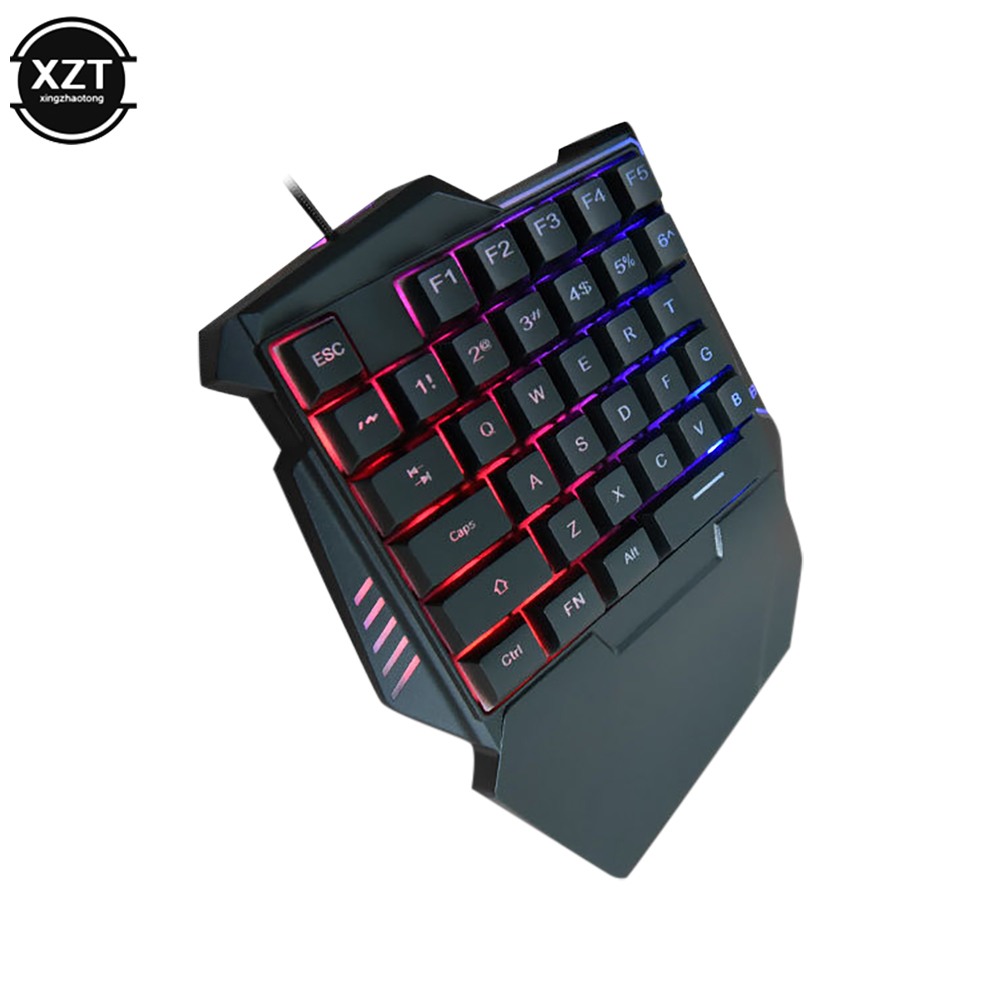 لوحة مفاتيح USB بيد واحدة للأل - مراجعة Gaming Keyboard 1 Hand وسعره