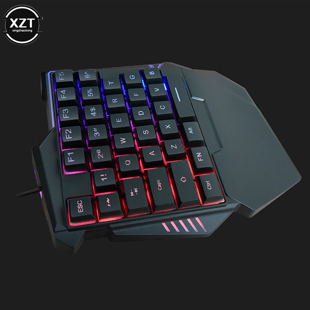 لوحة مفاتيح USB بيد واحدة للأل - مراجعة Gaming Keyboard 1 Hand وسعره