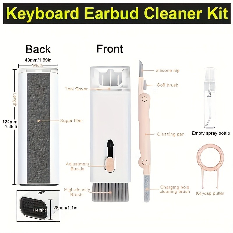 طقم تنظيف شامل، منظف لوحة المف - مراجعة Keycap Puller Ring وسعره
