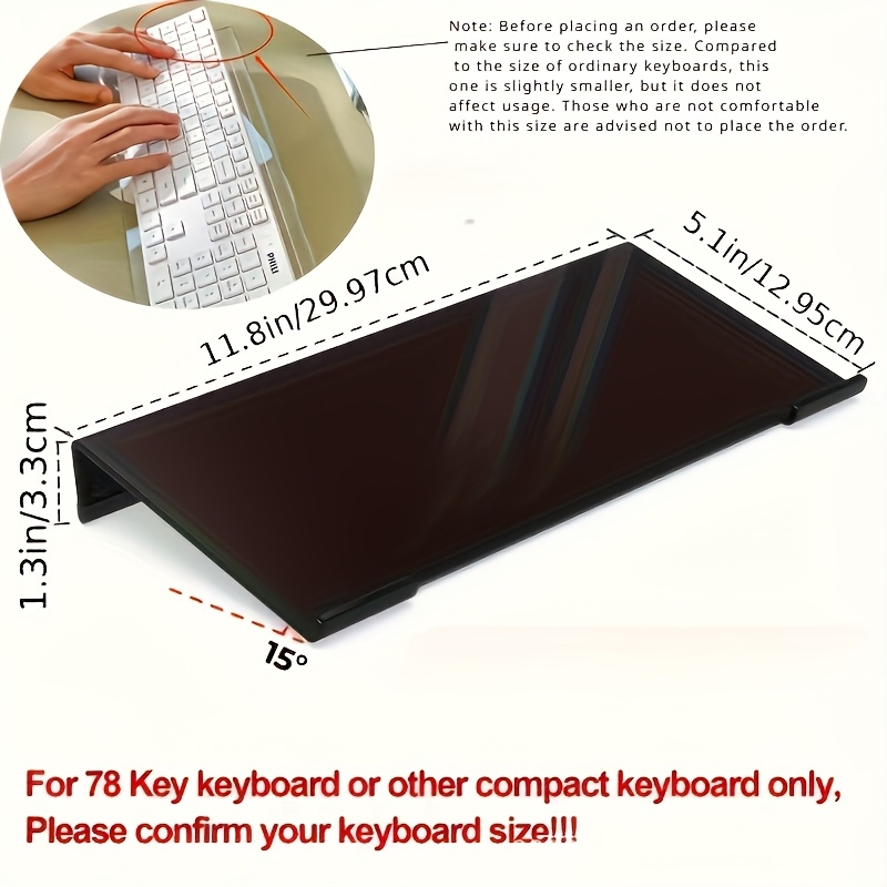 حامل لوحة مفاتيح أكريليك، منظم - مراجعة Keyboard Gaming Transparent وسعره