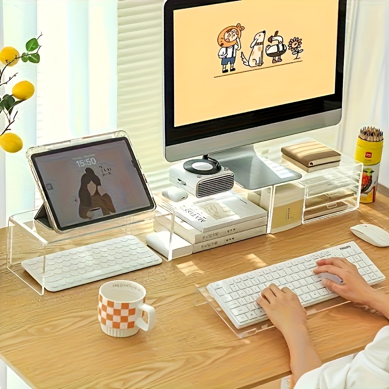 حامل لوحة مفاتيح أكريليك، منظم - مراجعة Keyboard Gaming Transparent وسعره