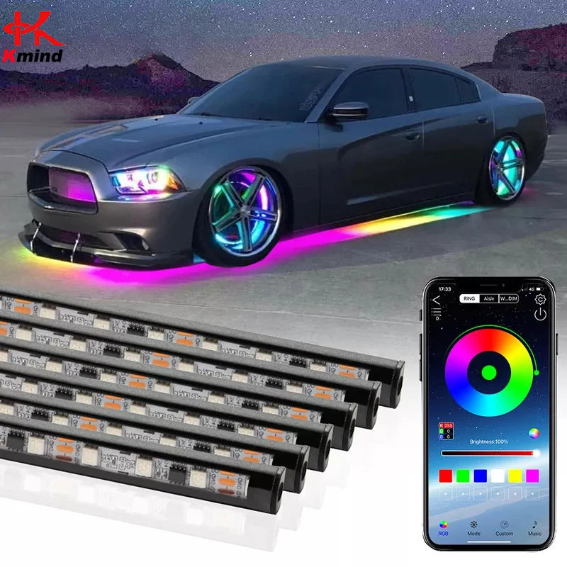 أضواء LED نيون تحت الوهج للسيا - مراجعة Rgb Underglow Strip وسعره