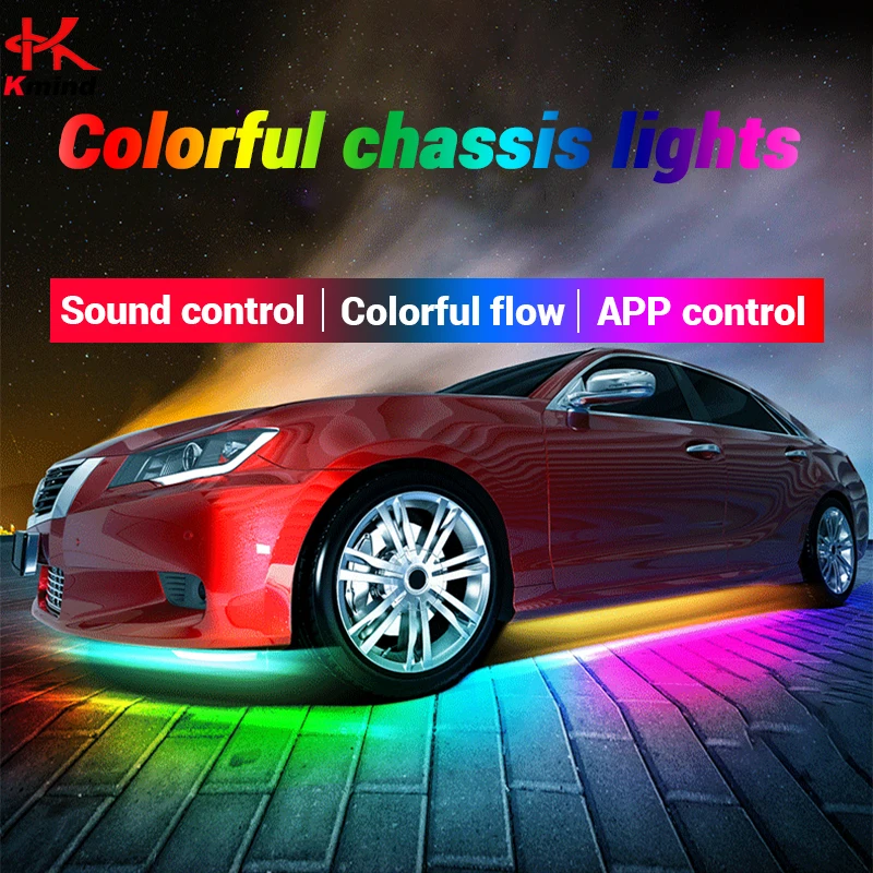 أضواء LED نيون تحت الوهج للسيا - مراجعة Rgb Underglow Strip وسعره