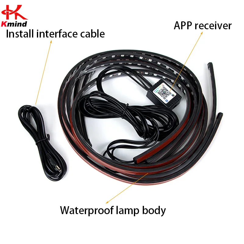 أضواء LED نيون تحت الوهج للسيا - مراجعة Rgb Underglow Strip وسعره