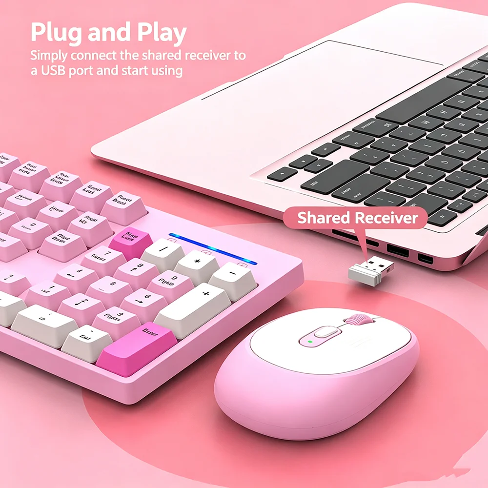 مجموعة لوحة مفاتيح وماوس لاسلك - مراجعة Gaming Keyboard Bundle وسعره