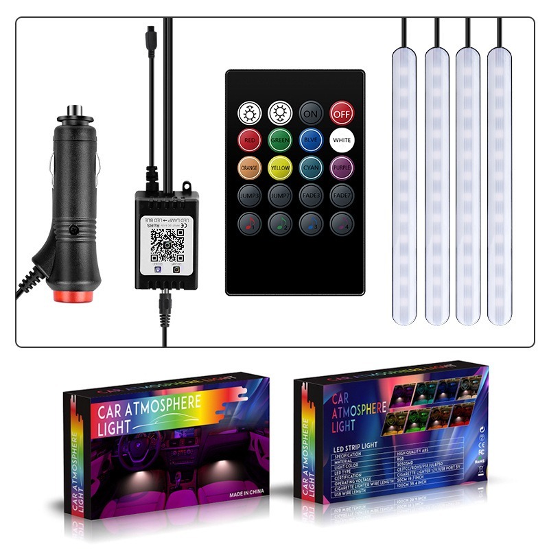 إضاءة سفلية للسيارة LED RGB 4  - مراجعة Rgb Underglow Strip وسعره
