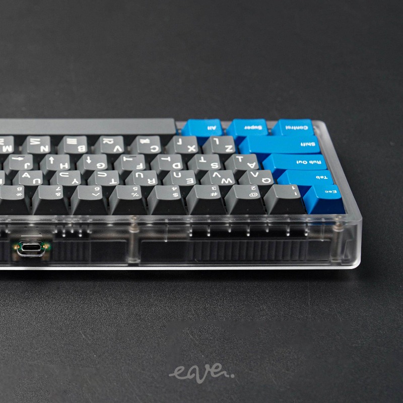طقم لوحة مفاتيح سلكية أحادية ا - مراجعة Keyboard Gaming Transparent وسعره