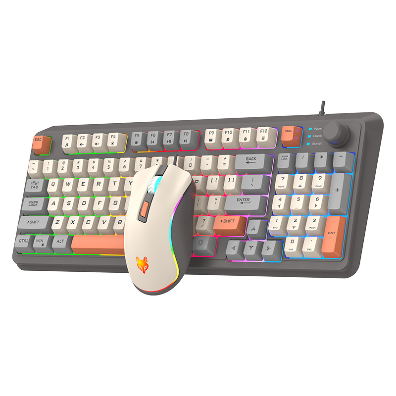 K820 USB السلكية لعبة لوحة الم - مراجعة Gaming Keyboard Bundle وسعره