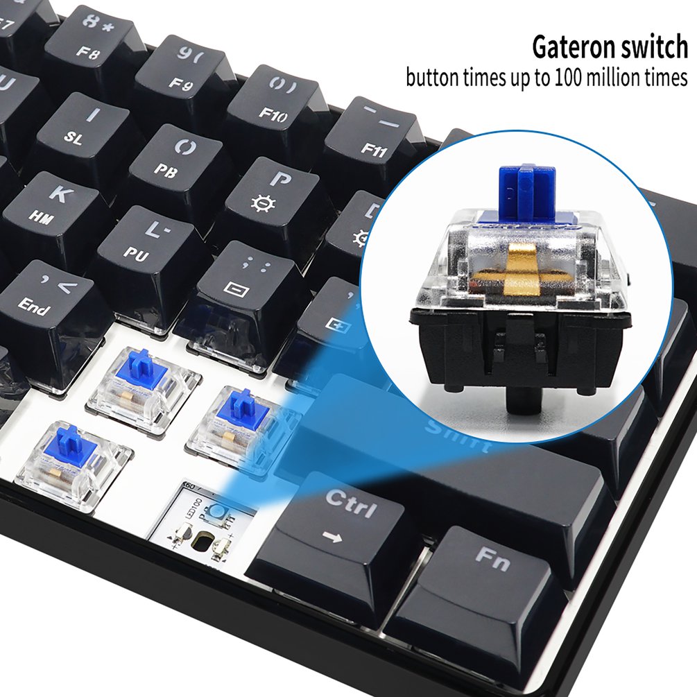 SKYLOONG GK61 لوحة مفاتيح ألعا - مراجعة Gaming Keyboard Bundle وسعره