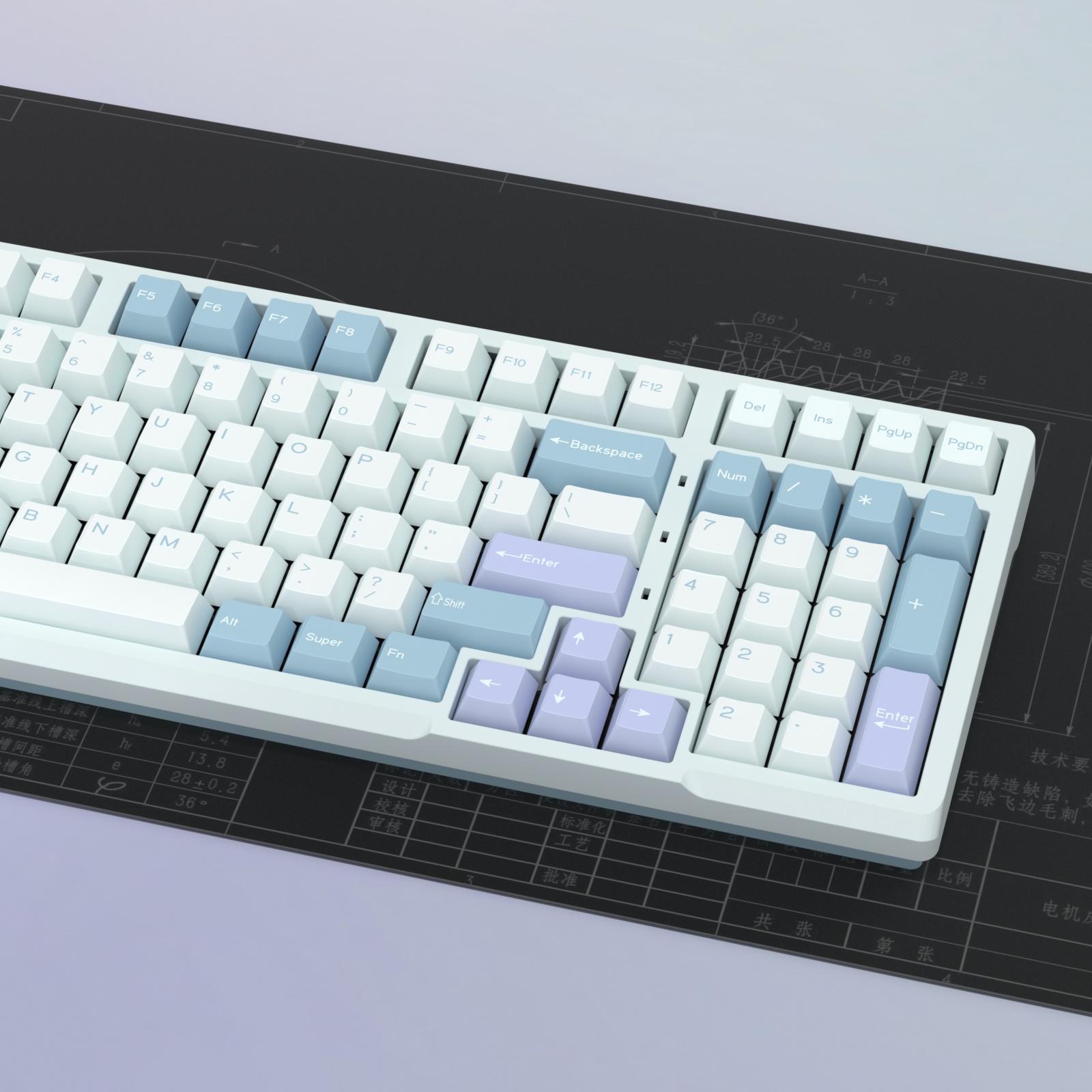 KBDiy GMK الوهم Keycap الكرز ا - مراجعة Gaming Keyboard Bundle وسعره