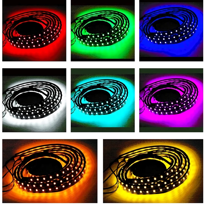 ضوء نيون تحت توهج السيارة ، شر - مراجعة Rgb Underglow Strip وسعره