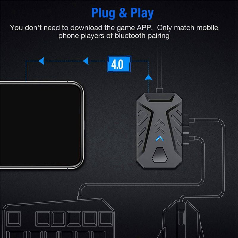 محول لوحة المفاتيح والماوس SQP - مراجعة Gaming Keyboard Not Typing وسعره