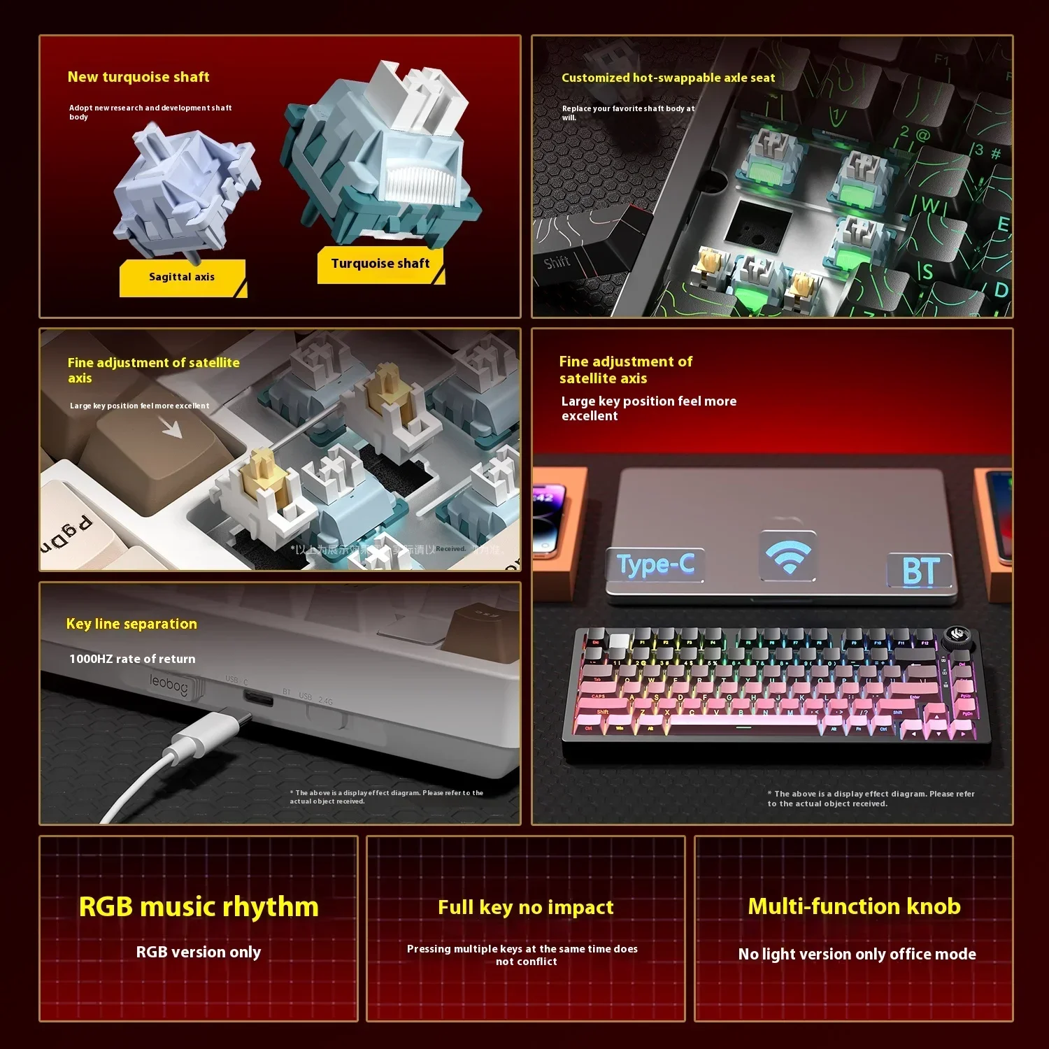 Leobog Hi75C Hi75 Hi75C Pro مج - مراجعة Gaming Keyboard Bundle وسعره