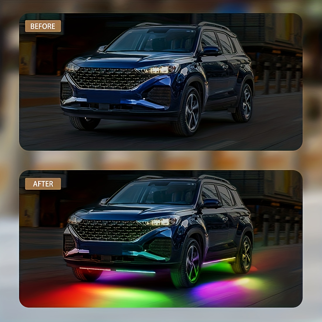 شريط إضاءة LED مرن RGB للسيارة - مراجعة Rgb Underglow Strip وسعره