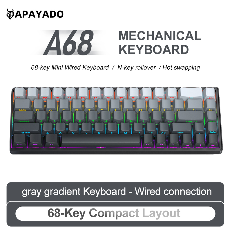 لوحة مفاتيح ميكانيكية سلكية AP - مراجعة Gaming Keyboard Bundle وسعره