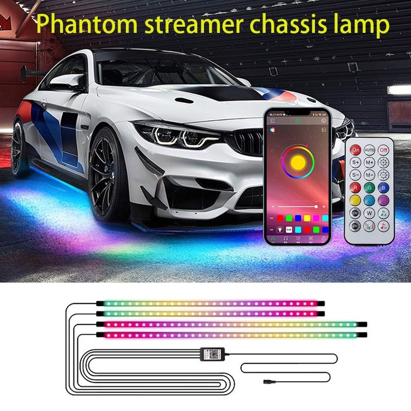 4in1 سيارة مرنة Underglow قطاع - مراجعة Rgb Underglow Strip وسعره
