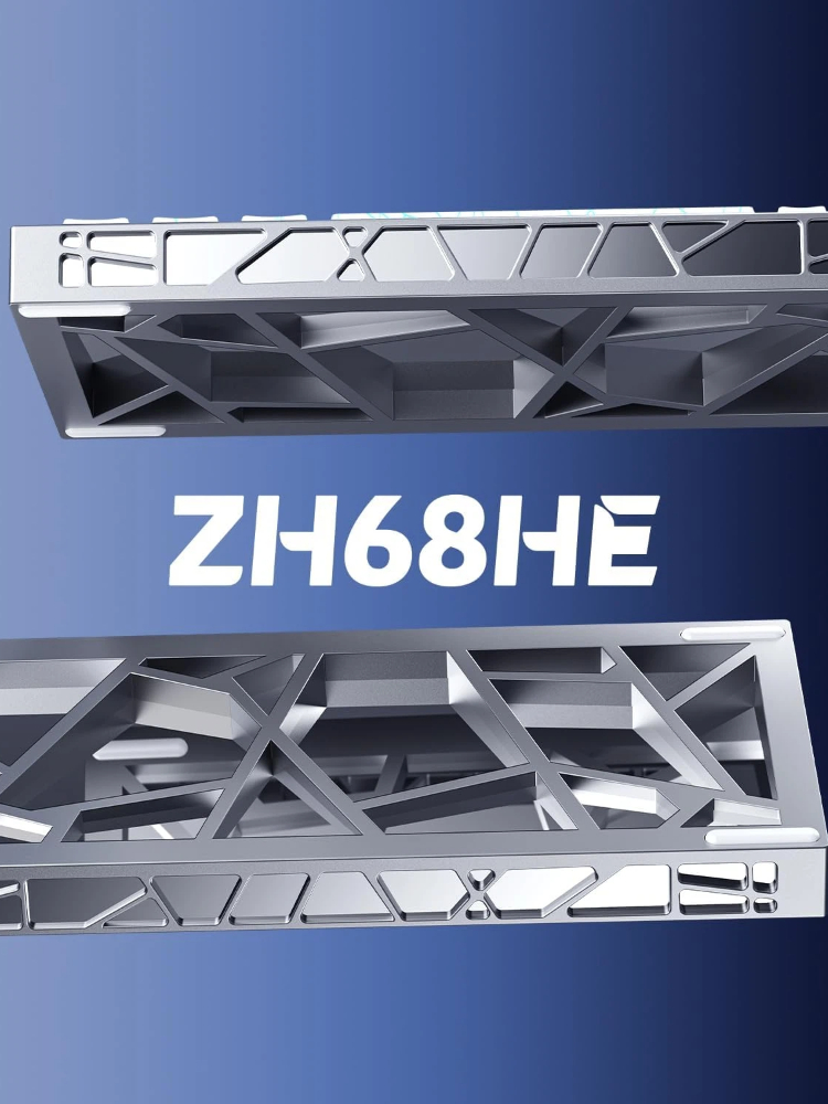 ZORNHER ZH68HE لوحة المفاتيح ا - مراجعة Gaming Keyboard Magnetic Switches وسعره